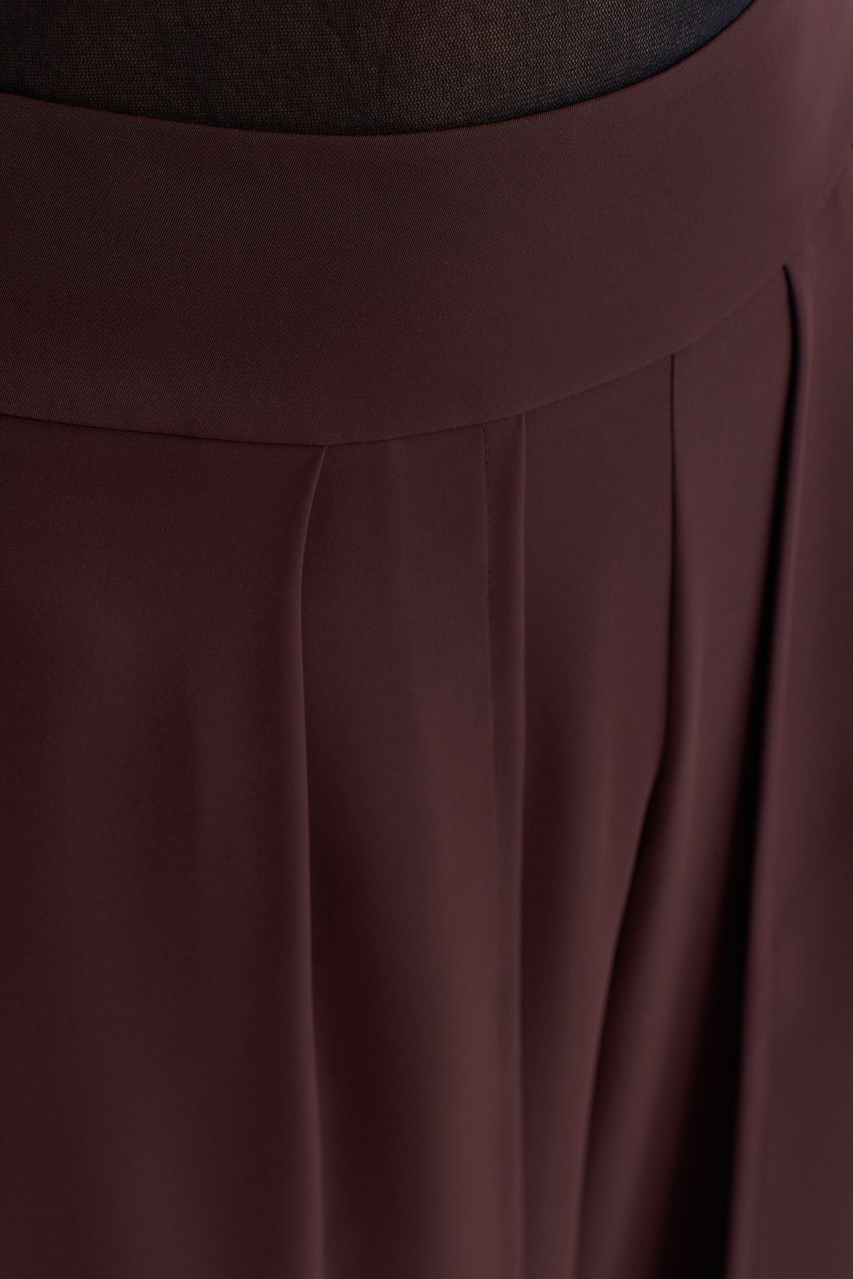 Koyu Mor Yüksek Bel Bol Pantolon-K253013030