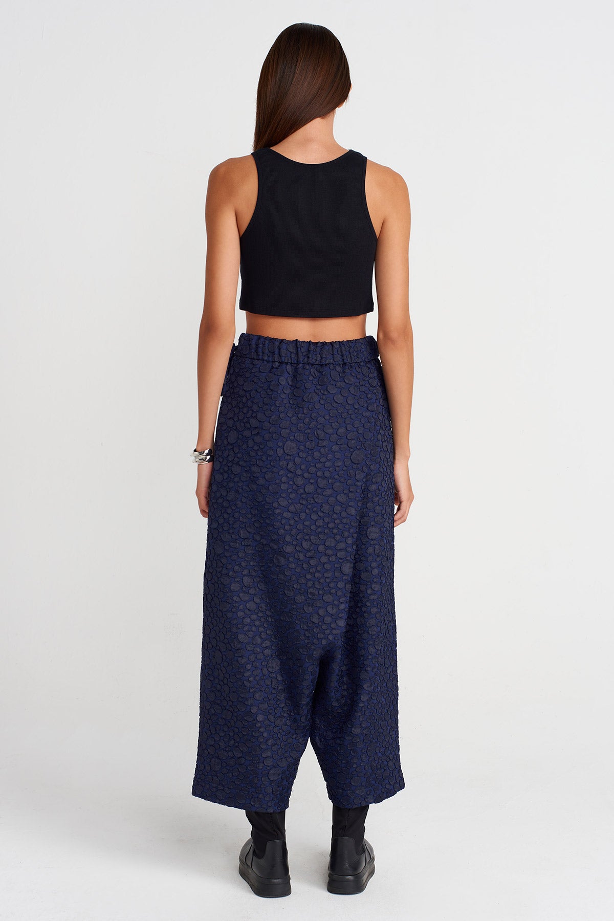 Mor Jakarlı Anvelop Şalvar-K253013080