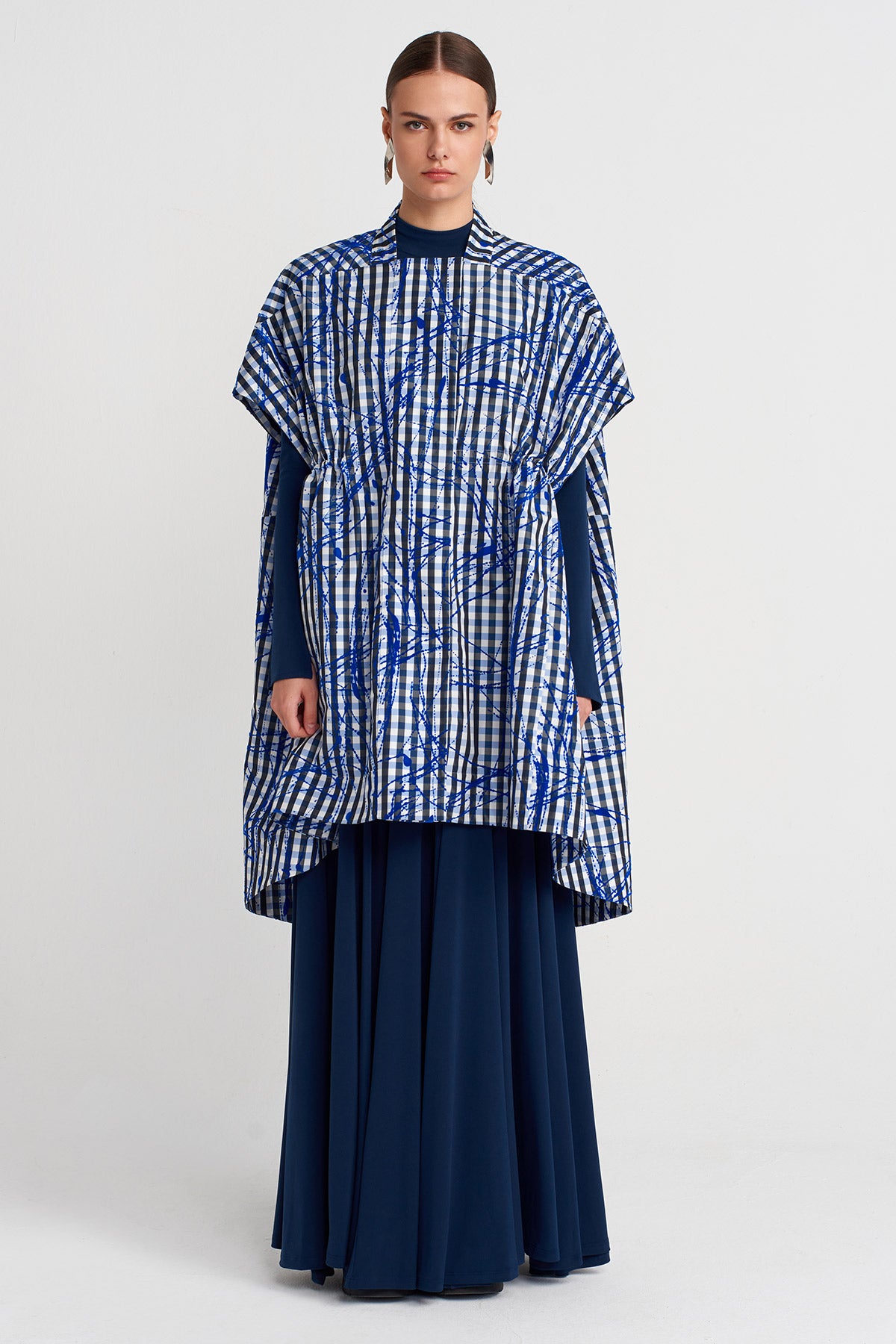 Saxe Patterned Oversize Jacket-K255015112