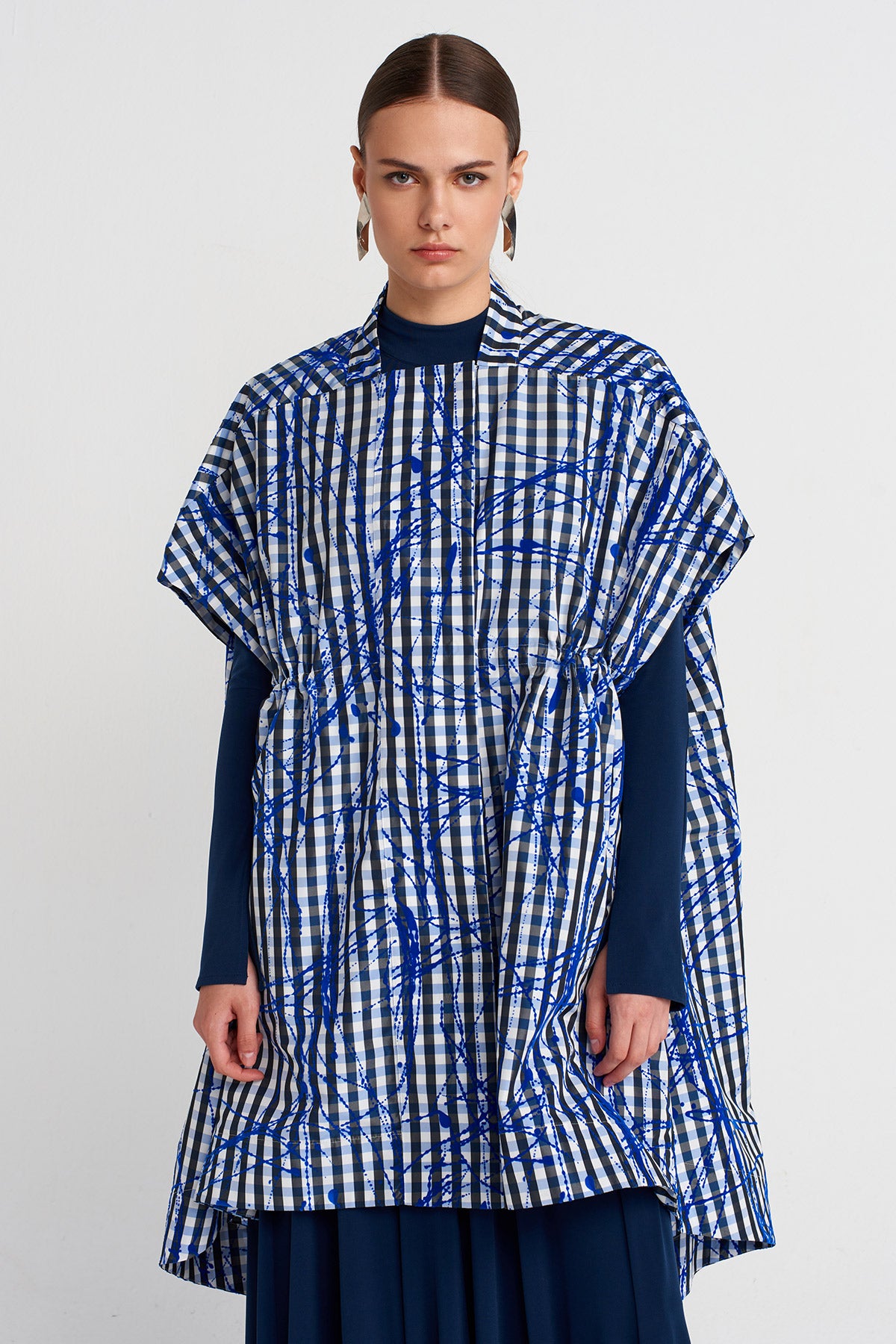 Saxe Patterned Oversize Jacket-K255015112