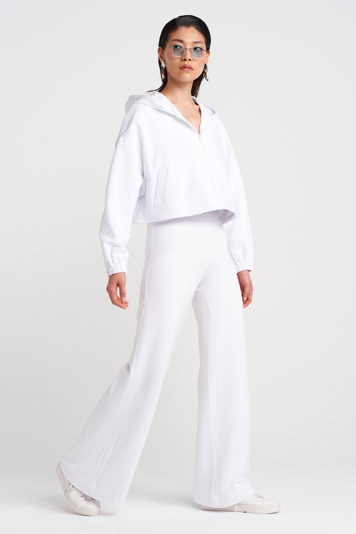 Off White Hooded Bomber Jacket-Y255015096