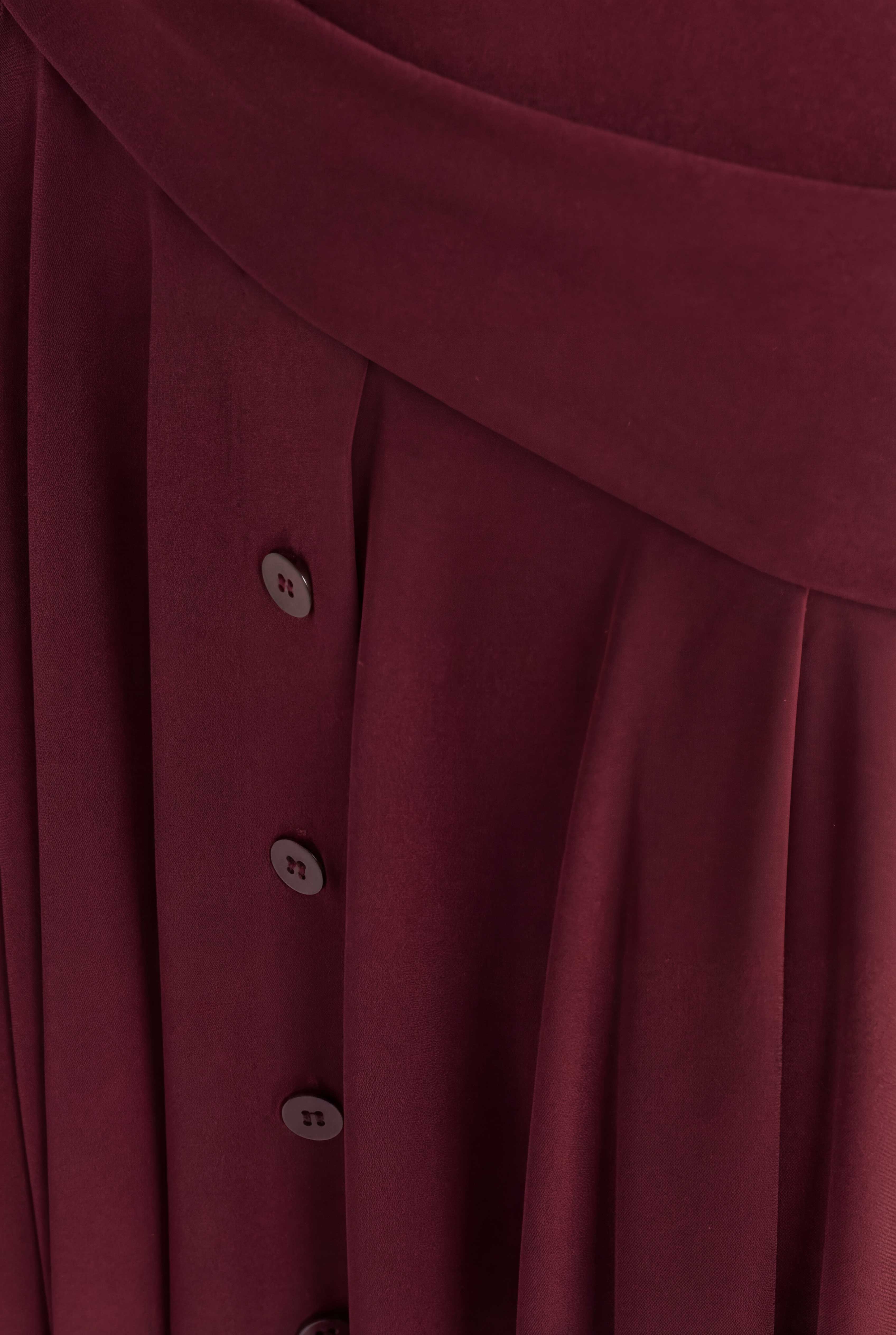 Plum Asymmetrical Draped Jersey Dress - Y264014013