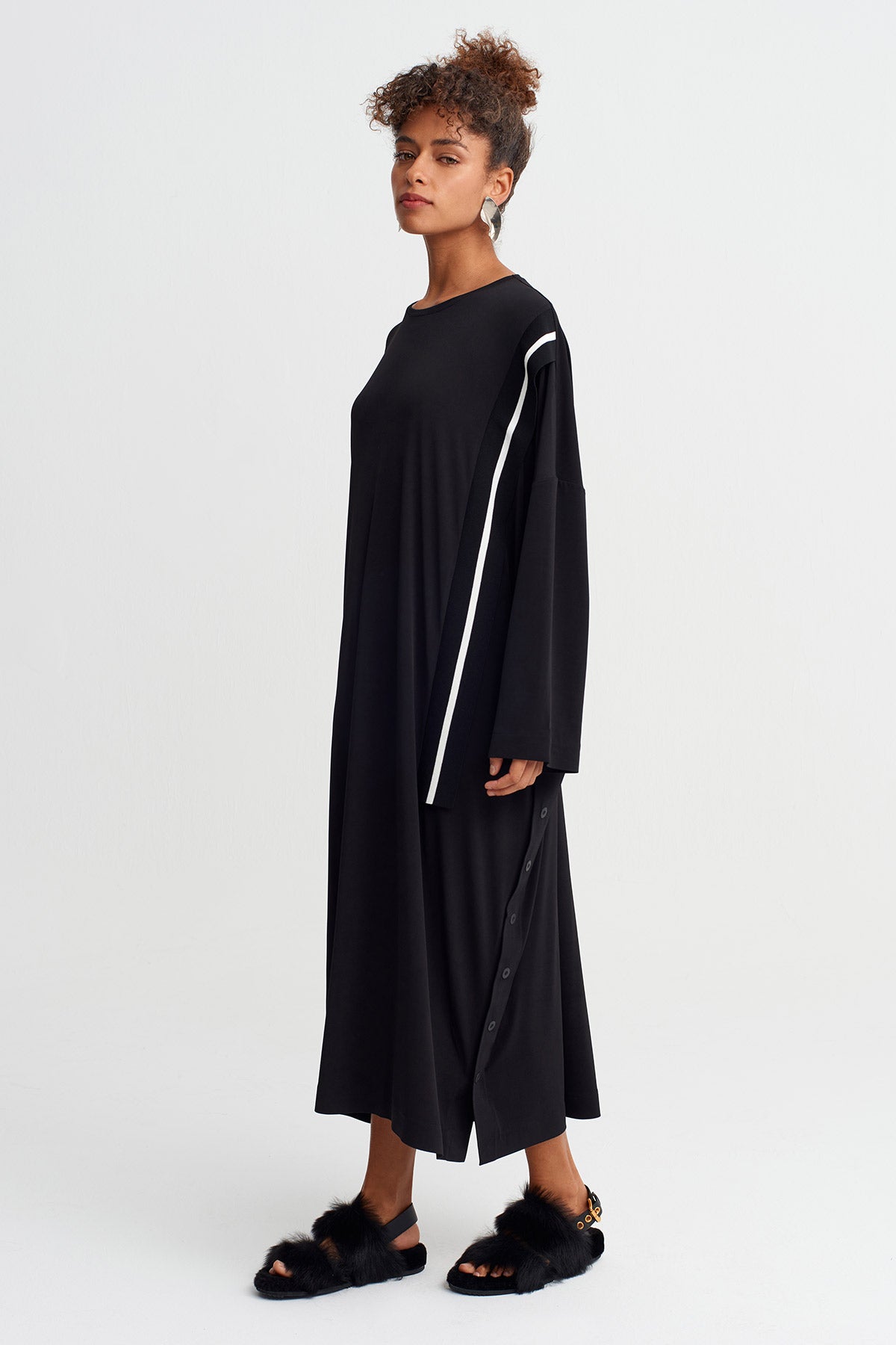 oversize jersey dress Relaxed Jersey T-Shirt Dress (Women)