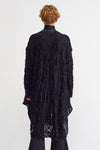 Siyah Saten Yaka Detaylı Güpür Tunik Elbise-K234014014