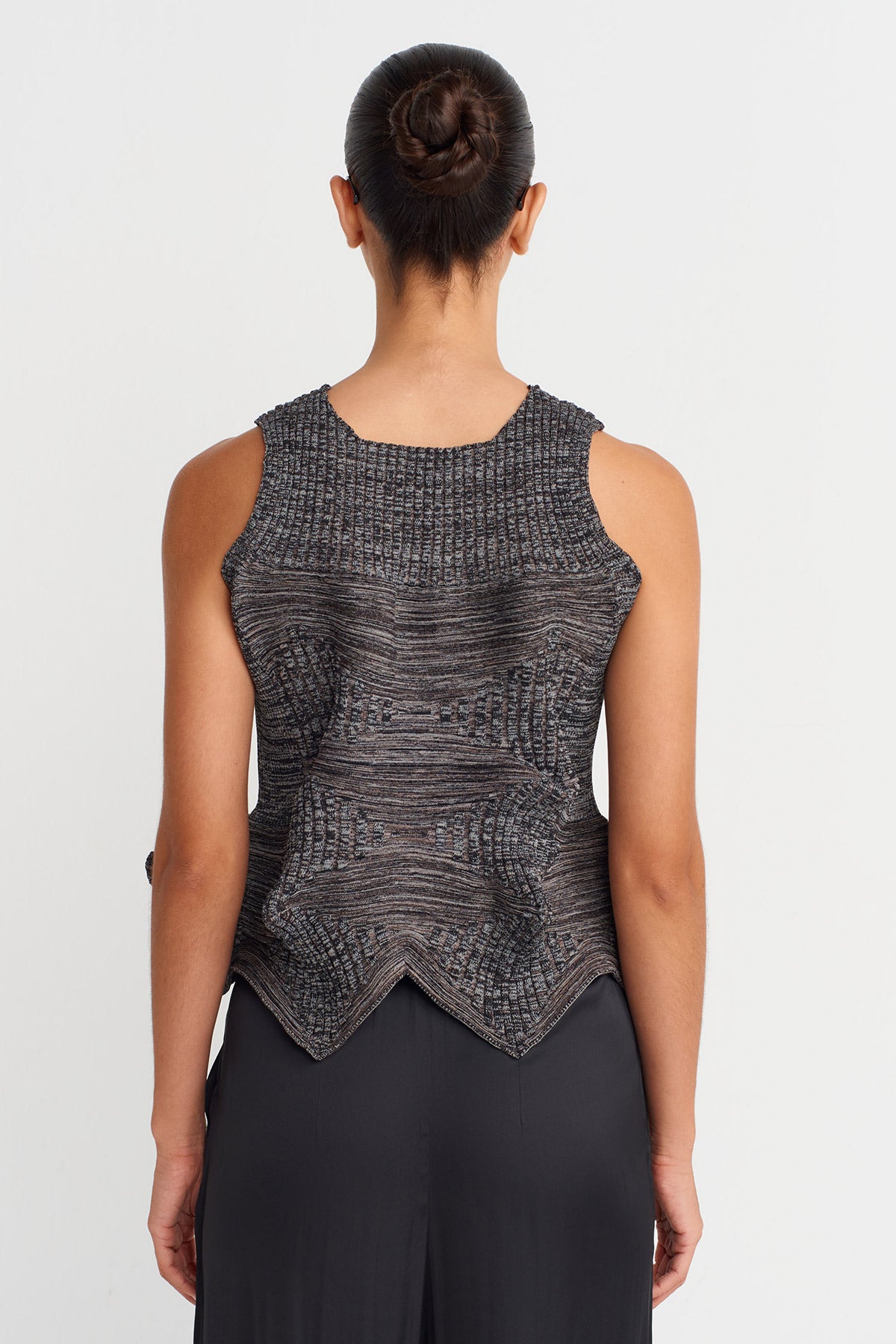 Origamik Form Triko Bluz-K251011115