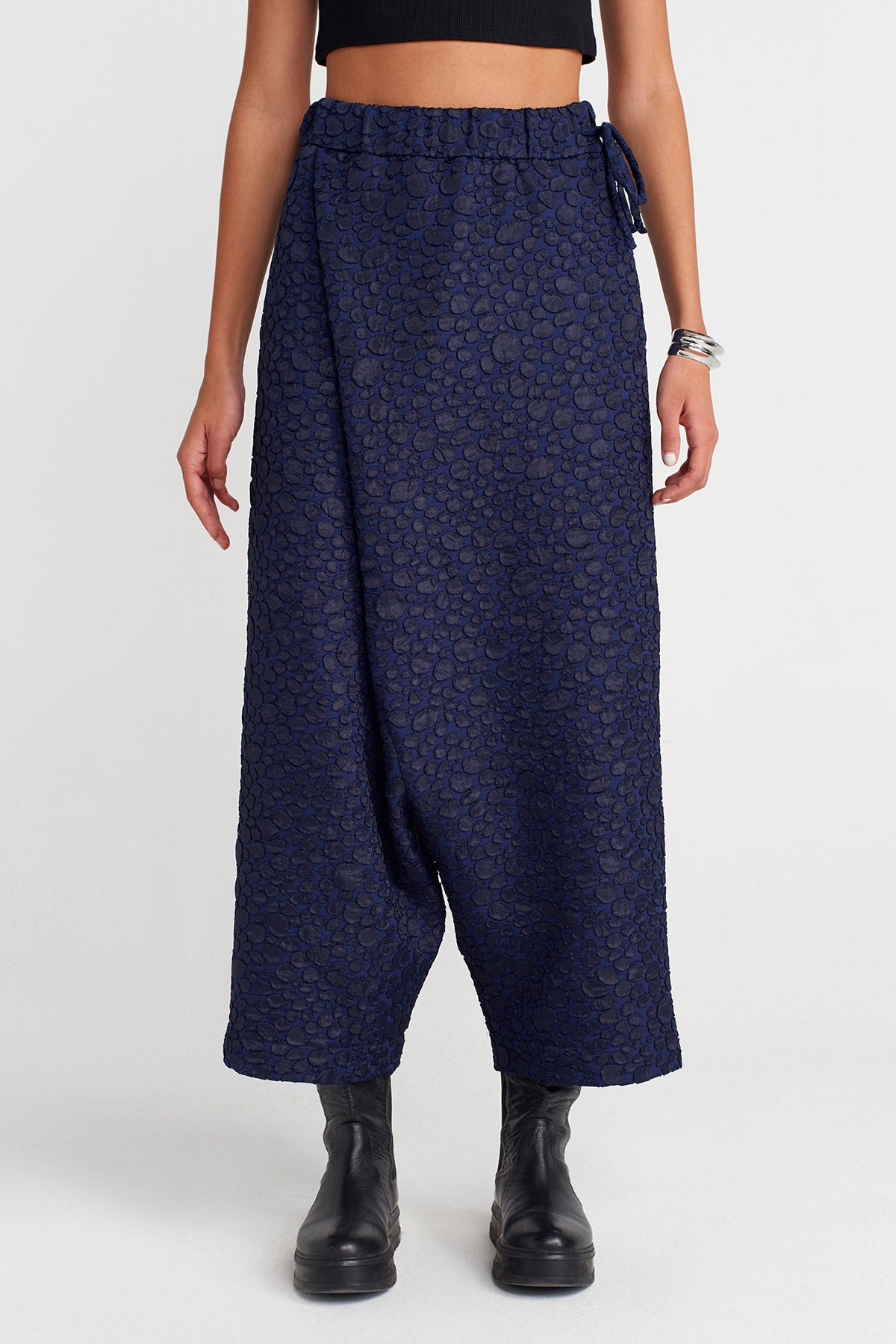 Mor Jakarlı Anvelop Şalvar-K253013080