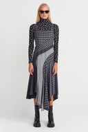 Multicolor Plaid Fabric Strap Dress-K254014052