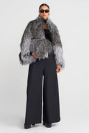 Silver Gradient Tasseled Clutch Bag-K258018023