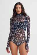 Puantiye Tül Body-K261011002