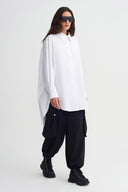 Off-White Oversize Poplin Shirt-K261011047