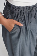 Siyah Mavi Balon Paça Pantolon-K263013075