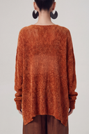 Amber Velvet Yarn Knit Sweater-Y261011056