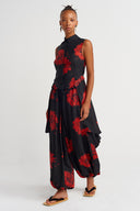 Long Back Floral Pattern Shirt - Y261011031