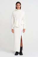 Off-White Sculptural Textured Blouse - Y261011037