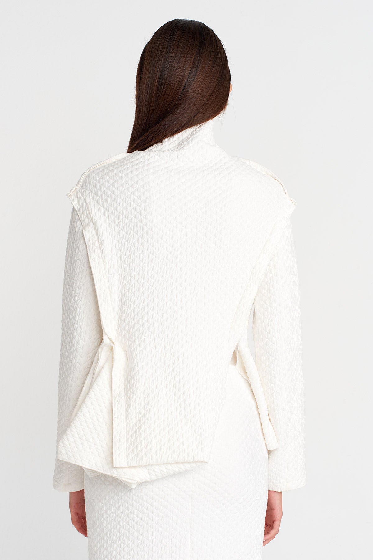 Off-White Sculptural Textured Blouse - Y261011037