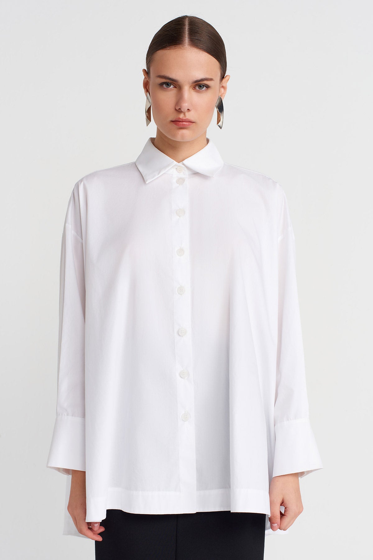 Off-White Oversize Poplin Shirt - Y261011038