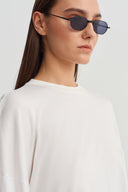 Off-White Long-Sleeve Crop T-Shirt - Y261011071