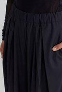 Black Pleated Trousers - Y263013023