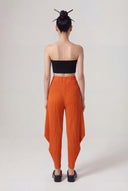 Amber Pleated Trousers with Drape Sides-Y263013030