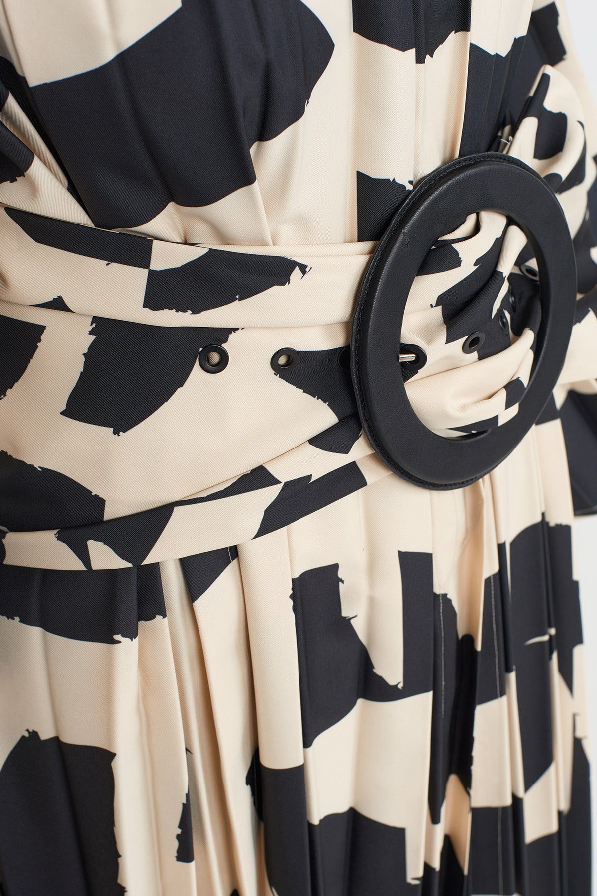 Baskılı Desenli Büyük Tokalı Kemer-Y268018008