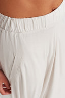 Mist Color Draped Bamboo Harem Pants-Y263013005