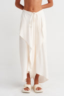 Off-White Asymmetrical Tie-Up Trousers - Y263013007