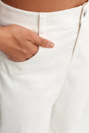 Off-White High-Waisted Straight-Fit Denim Trousers - Y263013019