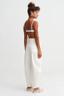 Off-White High-Waisted Straight-Fit Denim Trousers - Y263013019