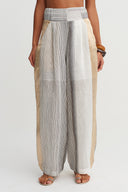 Striped Loose Fit Trousers - Y263013038