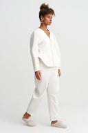 Off-White Denim Waist-Fit Zip Jacket - Y265015019