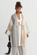 Striped Kimono - Y265015037