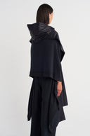 وشاح أسود / وشاح أسود بغطاء رأس - Y266016004