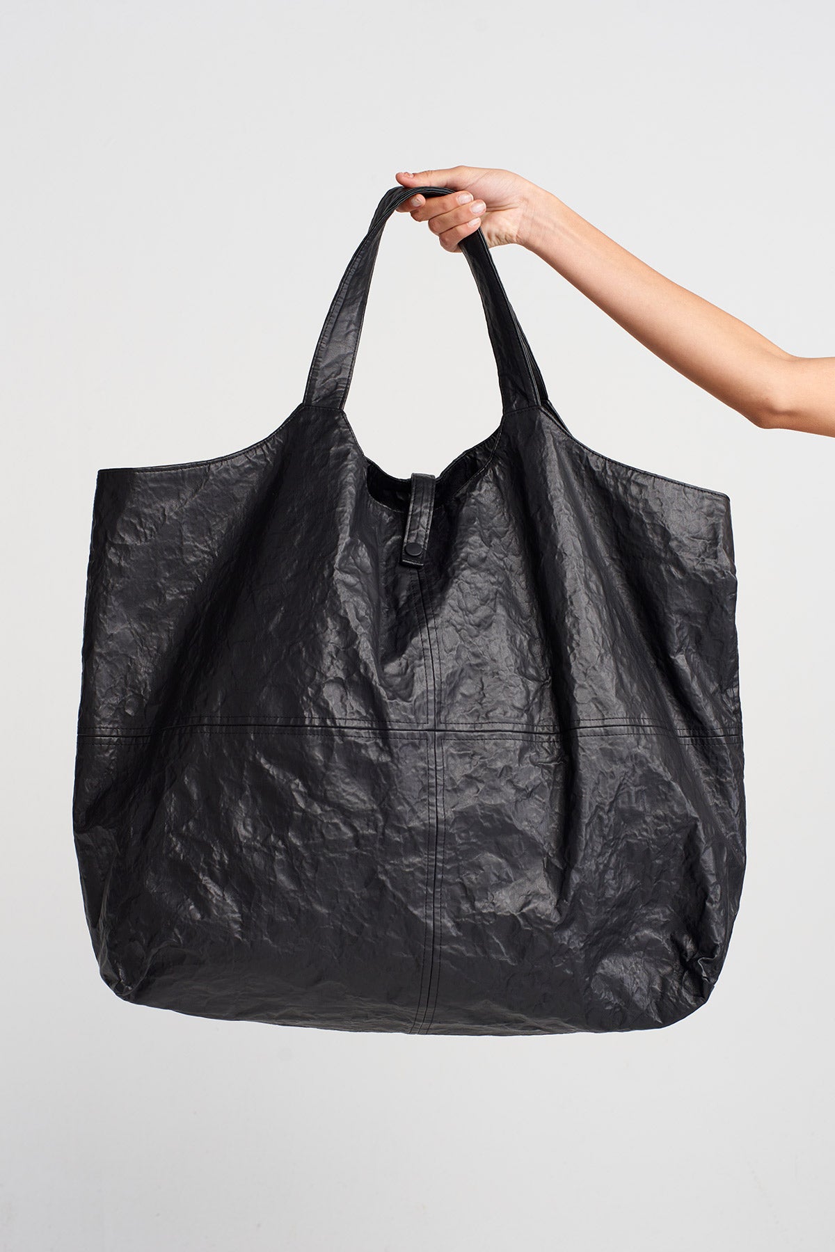 Black Oversize Tote Bag - Y268018006